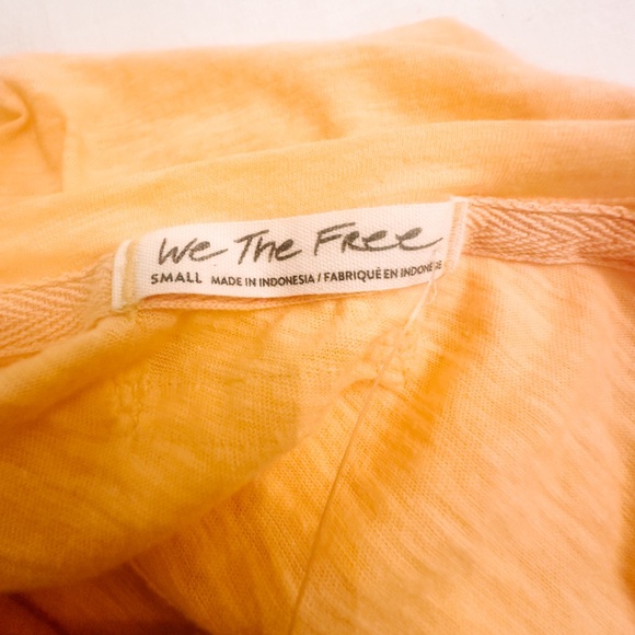 Brand New Free People Oversized Vneck Long Sleeve Tshirt - Picture 7 of 9